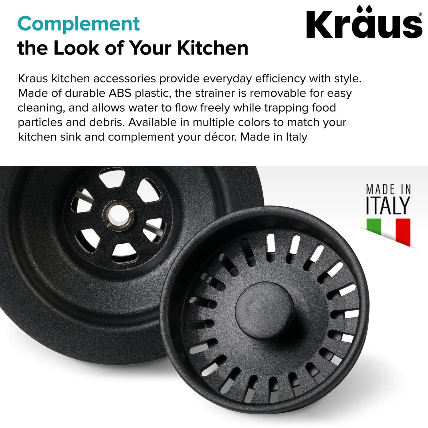 Hot Color Matched Kitchen Sink Strainer Sink Drains, Disposer Flanges & Air Gaps