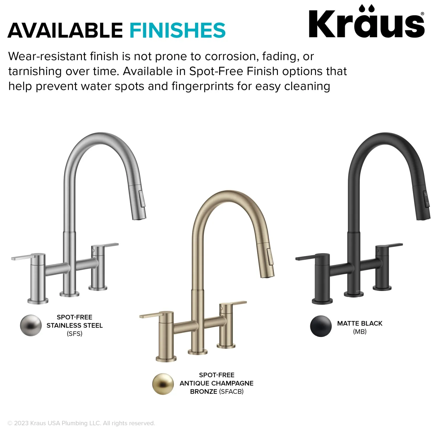 Discount Contemporary Bridge Kitchen Faucet with Spray-Head in Matte Black Bridge Faucets