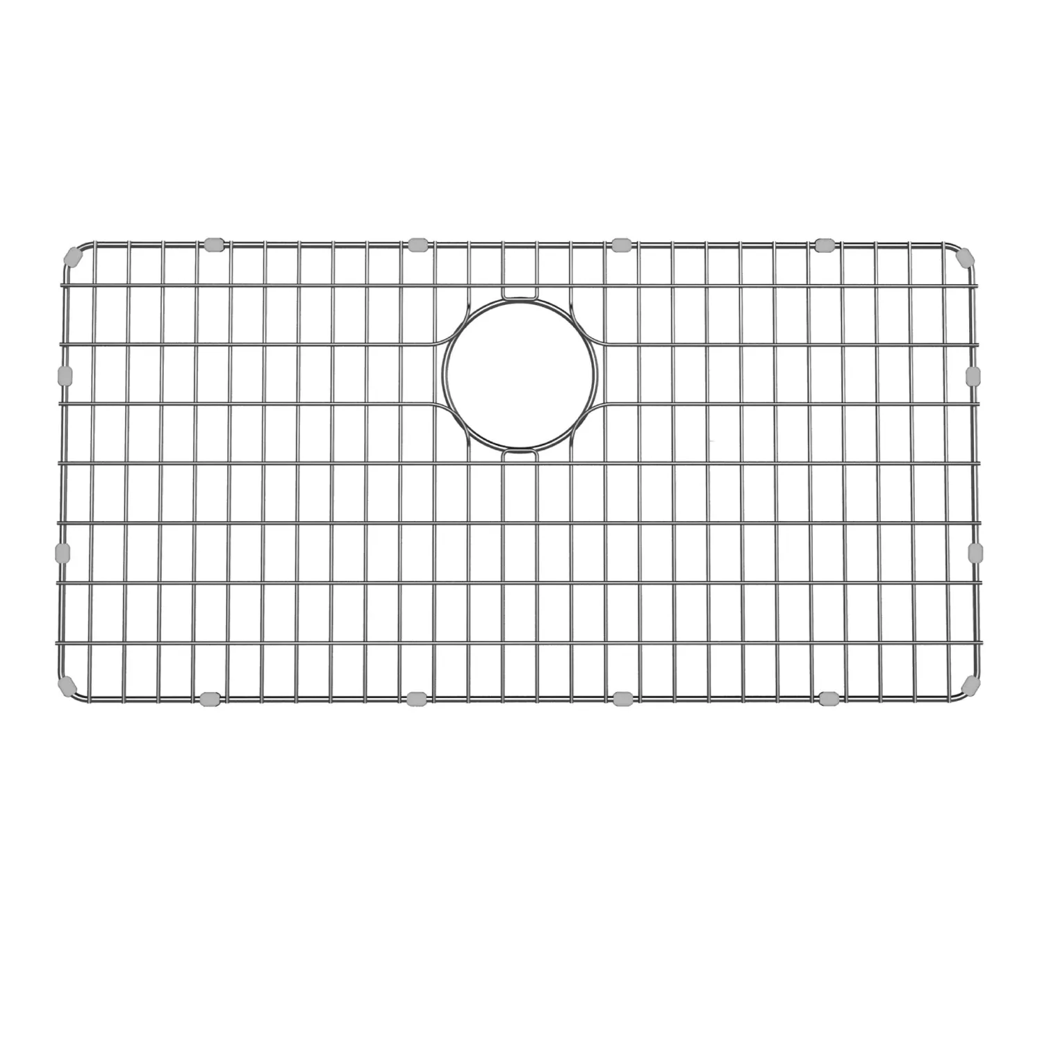 Dex Series 33-Inch Stainless Steel Kitchen Sink Bottom Grid with Soft Rubber Bumpers Bottom Grids