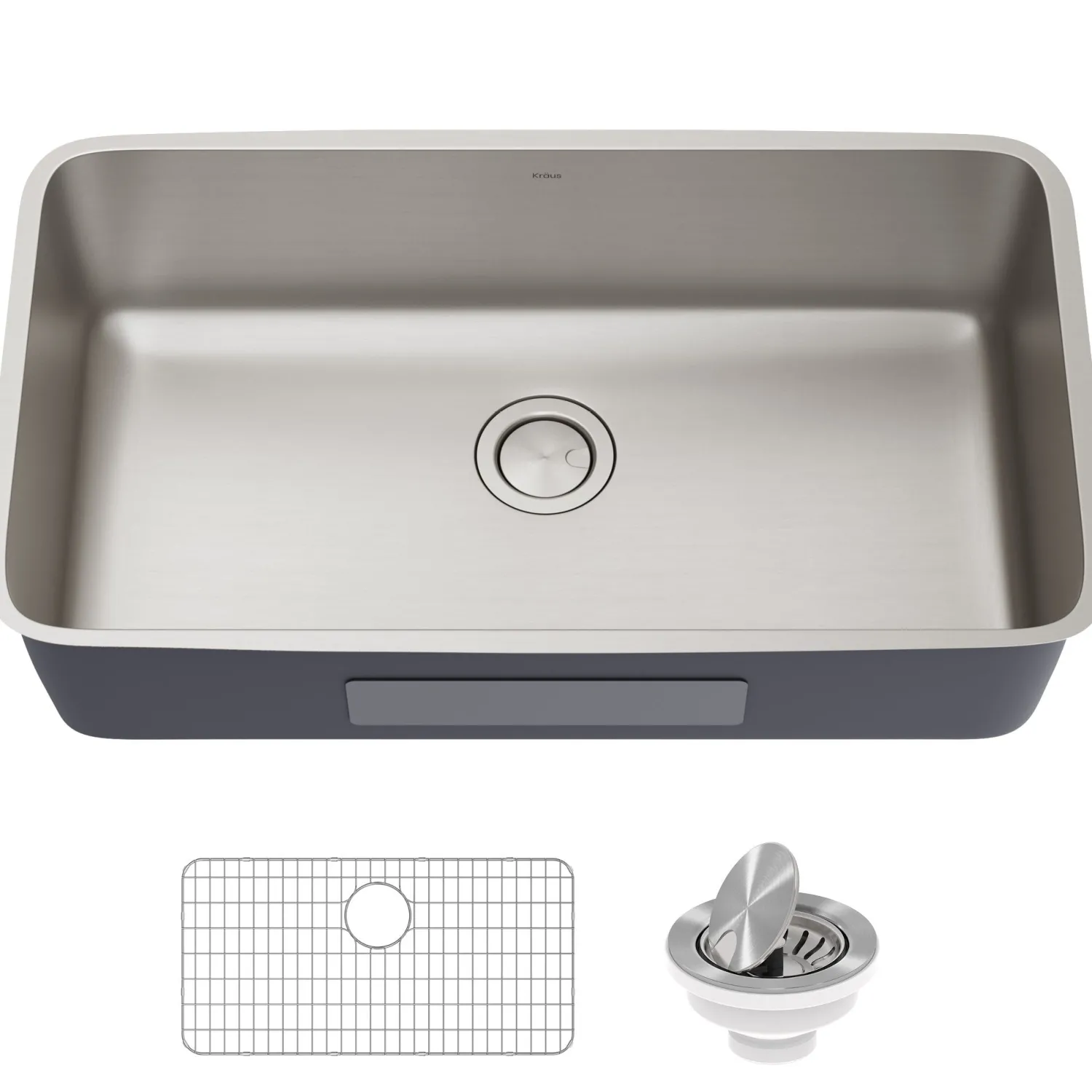 Best Dex 33" Undermount 16 Gauge Stainless Steel Kitchen Sink Stainless Steel Sinks|Single Bowl Sinks