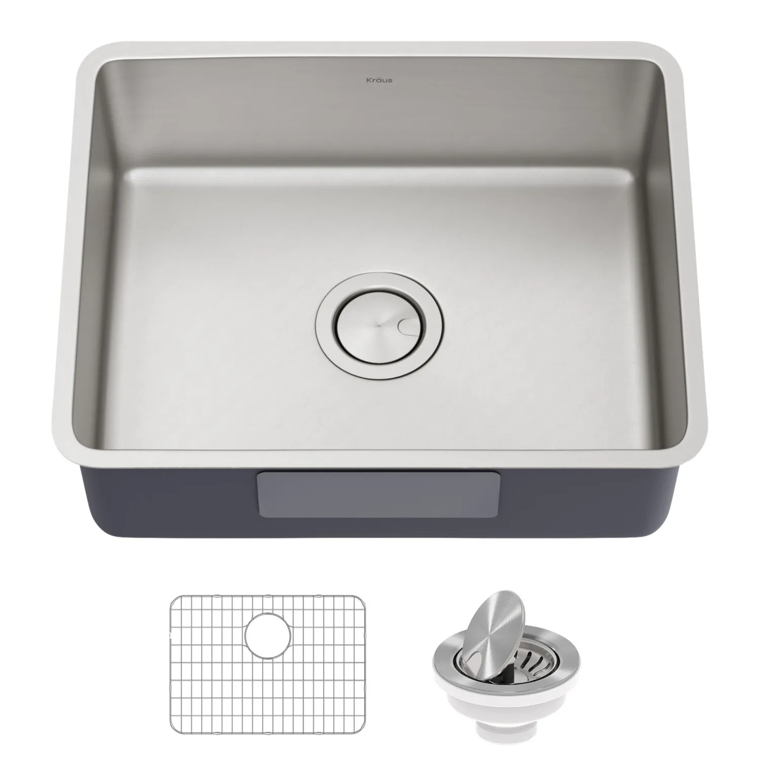 Best Dex 21" Undermount 16 Gauge Stainless Steel Kitchen Sink Stainless Steel Sinks|Single Bowl Sinks