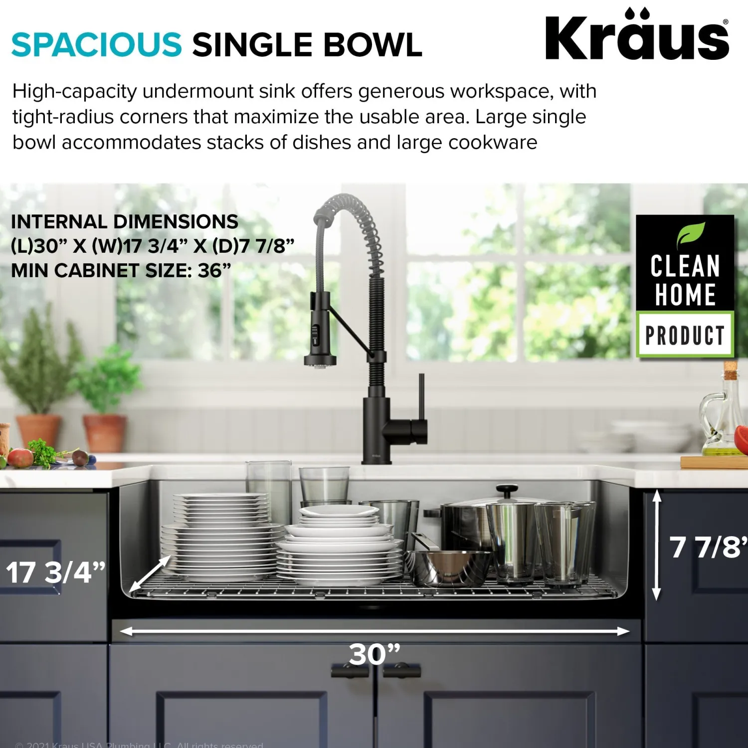 Hot Dex 32" Undermount 16 Gauge Stainless Steel Kitchen Sink Stainless Steel Sinks|Single Bowl Sinks