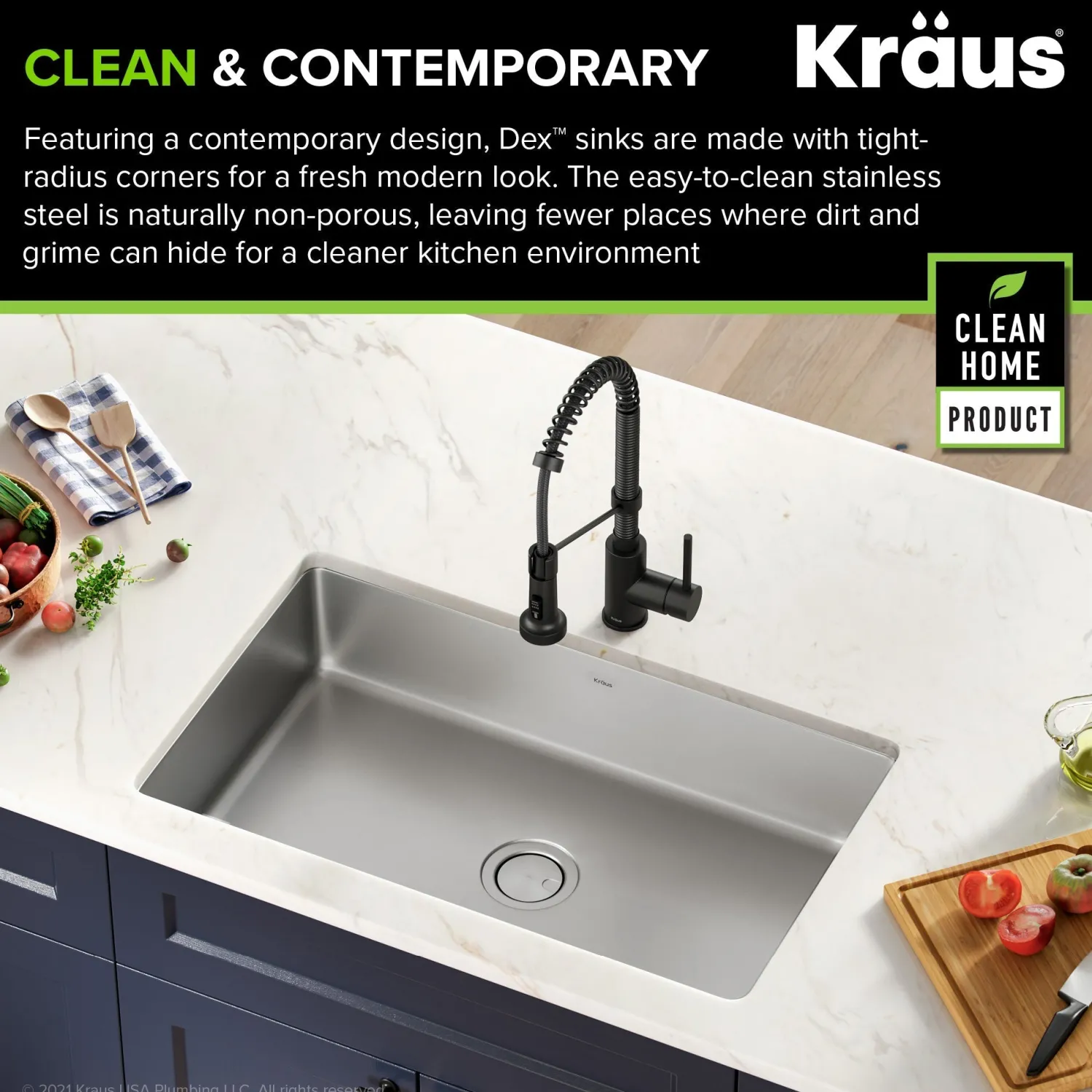 Hot Dex 32" Undermount 16 Gauge Stainless Steel Kitchen Sink Stainless Steel Sinks|Single Bowl Sinks