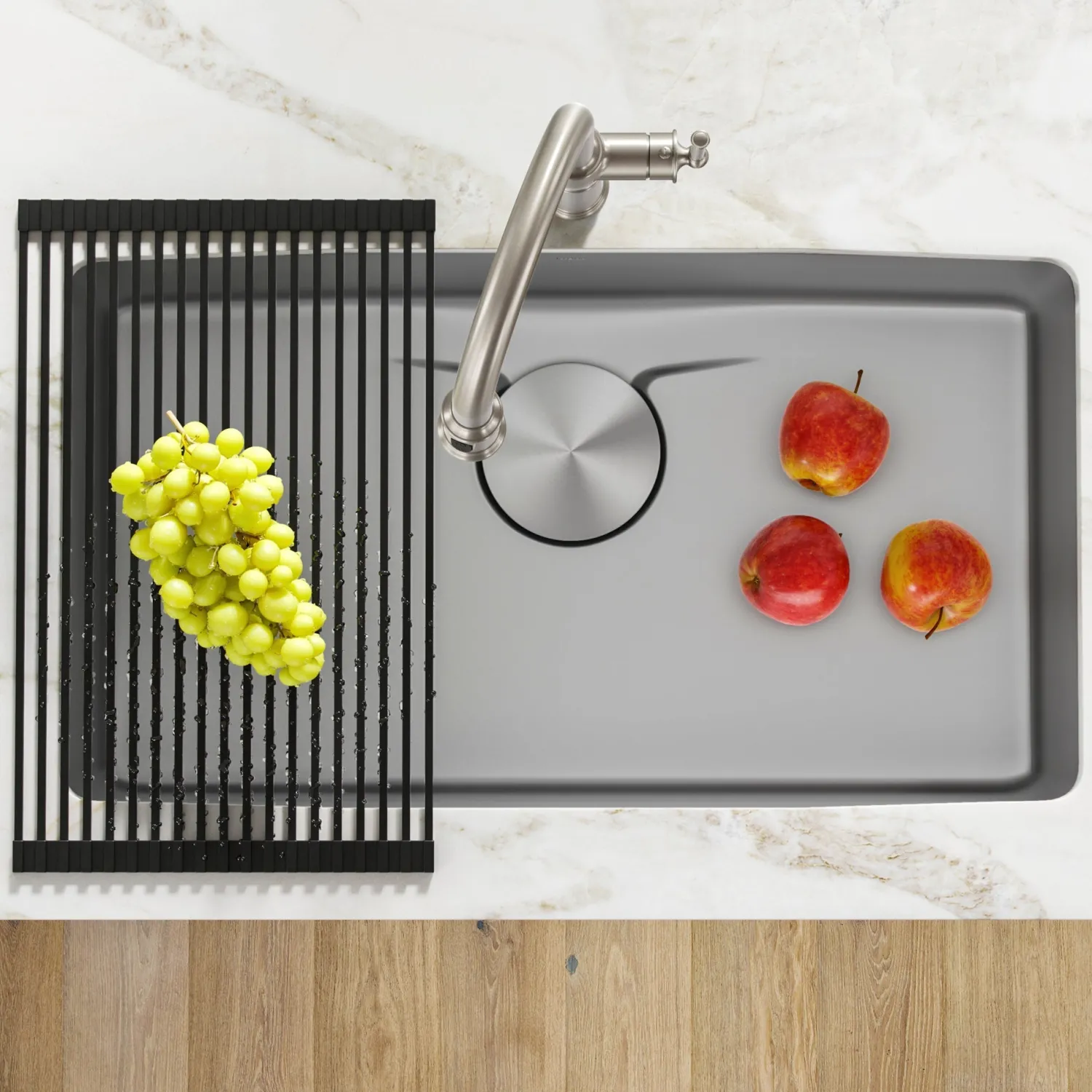 Outlet Dex 33" Undermount 16 Gauge Stainless Steel Kitchen Sink with VersiDrain Stainless Steel Sinks|Single Bowl Sinks