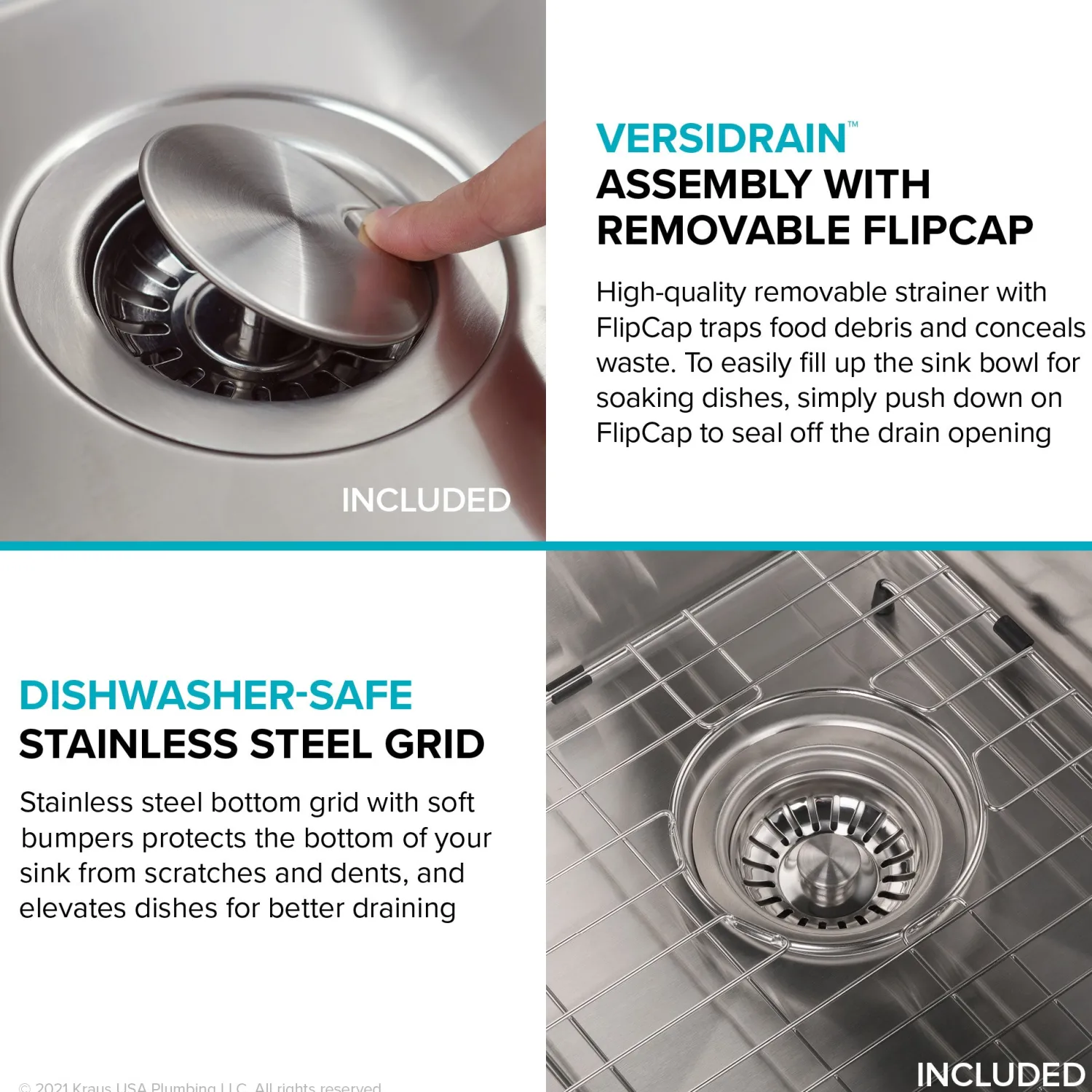 Online Dex 25" Undermount 16 Gauge Stainless Steel Kitchen Sink Stainless Steel Sinks|Single Bowl Sinks