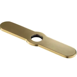 Discount DP03BB 10-Inch Deck Plate for Kitchen Faucet in Brushed Brass Escutcheon / Deck Plates