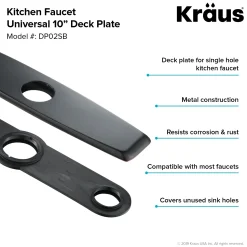 New DP02 Deck Plate for Kitchen Faucet Escutcheon / Deck Plates