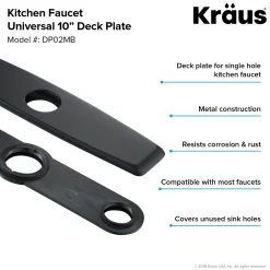New DP02 Deck Plate for Kitchen Faucet Escutcheon / Deck Plates