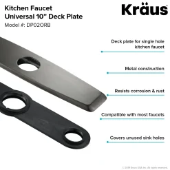New DP02 Deck Plate for Kitchen Faucet Escutcheon / Deck Plates