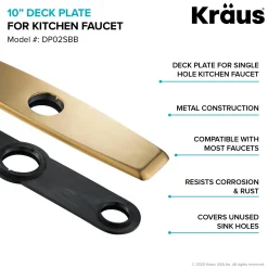 Clearance DP02 Deck Plate for Kitchen Faucet Escutcheon / Deck Plates