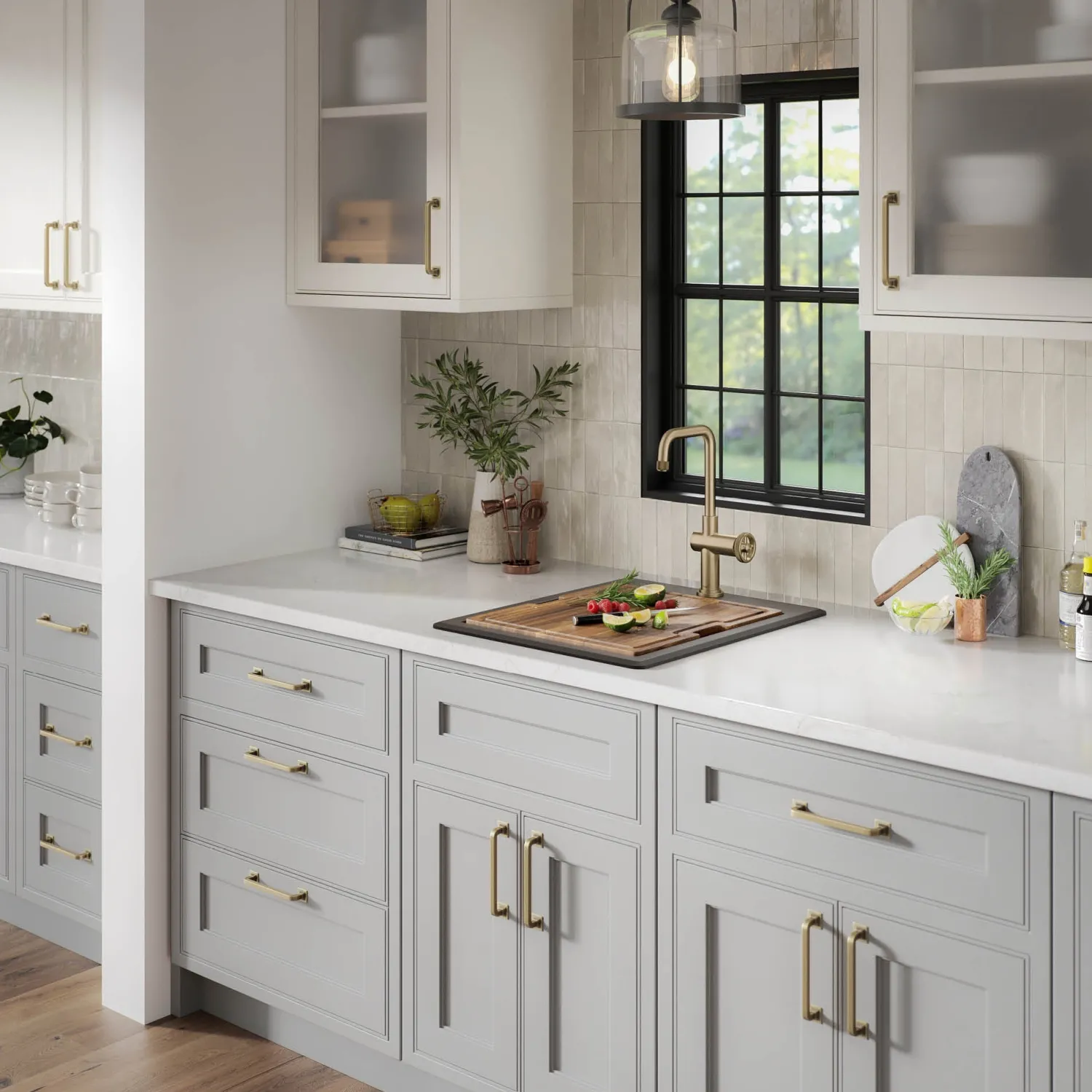 Online 18” Drop-In Granite Composite Workstation Kitchen Bar Sink in Metallic Black Bar / Prep Sinks|Workstation Sinks