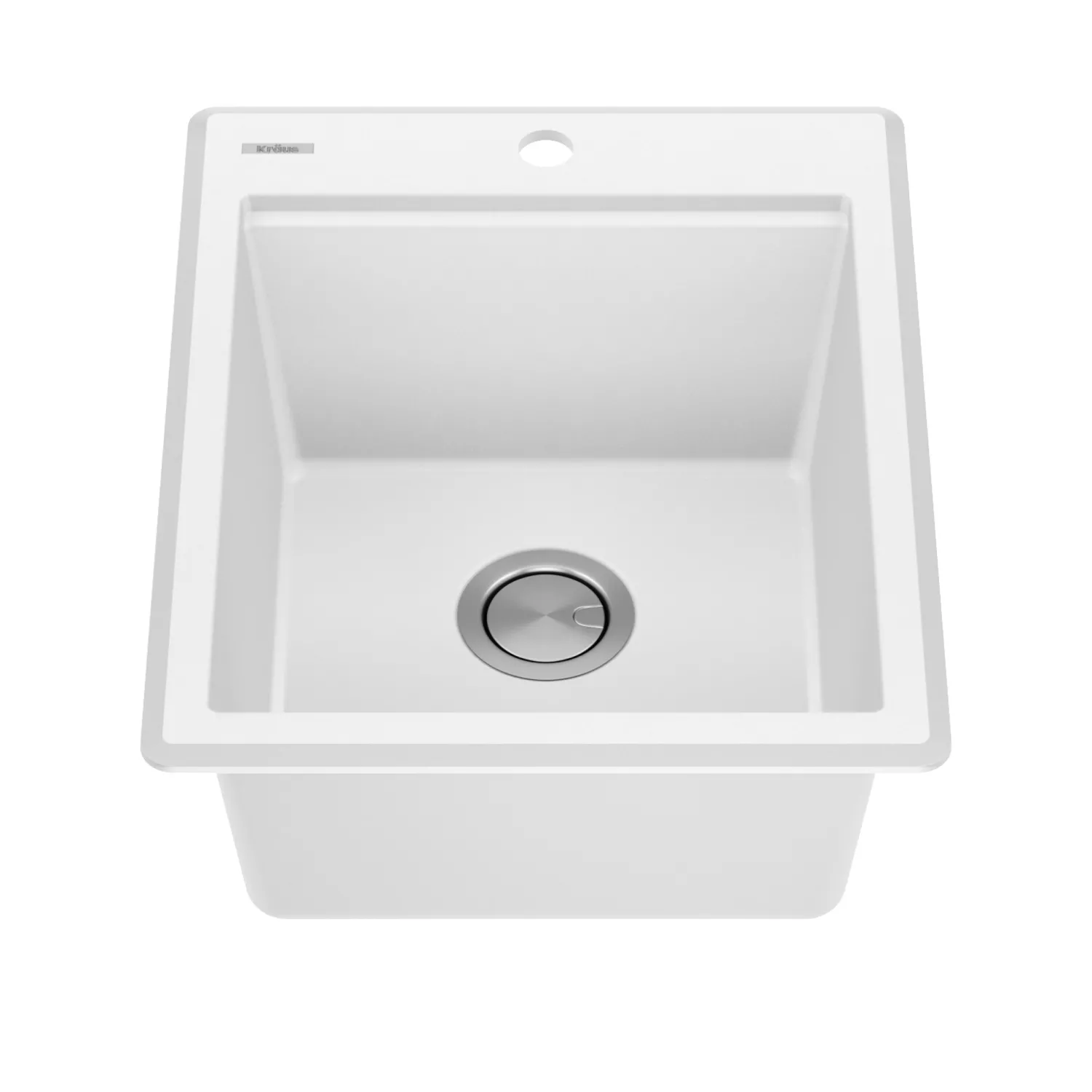 Sale 18” Drop-In Granite Composite Workstation Kitchen Bar Sink in White Bar / Prep Sinks|Workstation Sinks