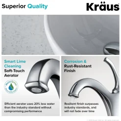 Sale Elavo 14-Inch Round White Porcelain Ceramic Bathroom Vessel Sink and Arlo Faucet Combo Set with Pop-Up Drain Sink And Faucet Combos|Above Counter / Vessel Sinks