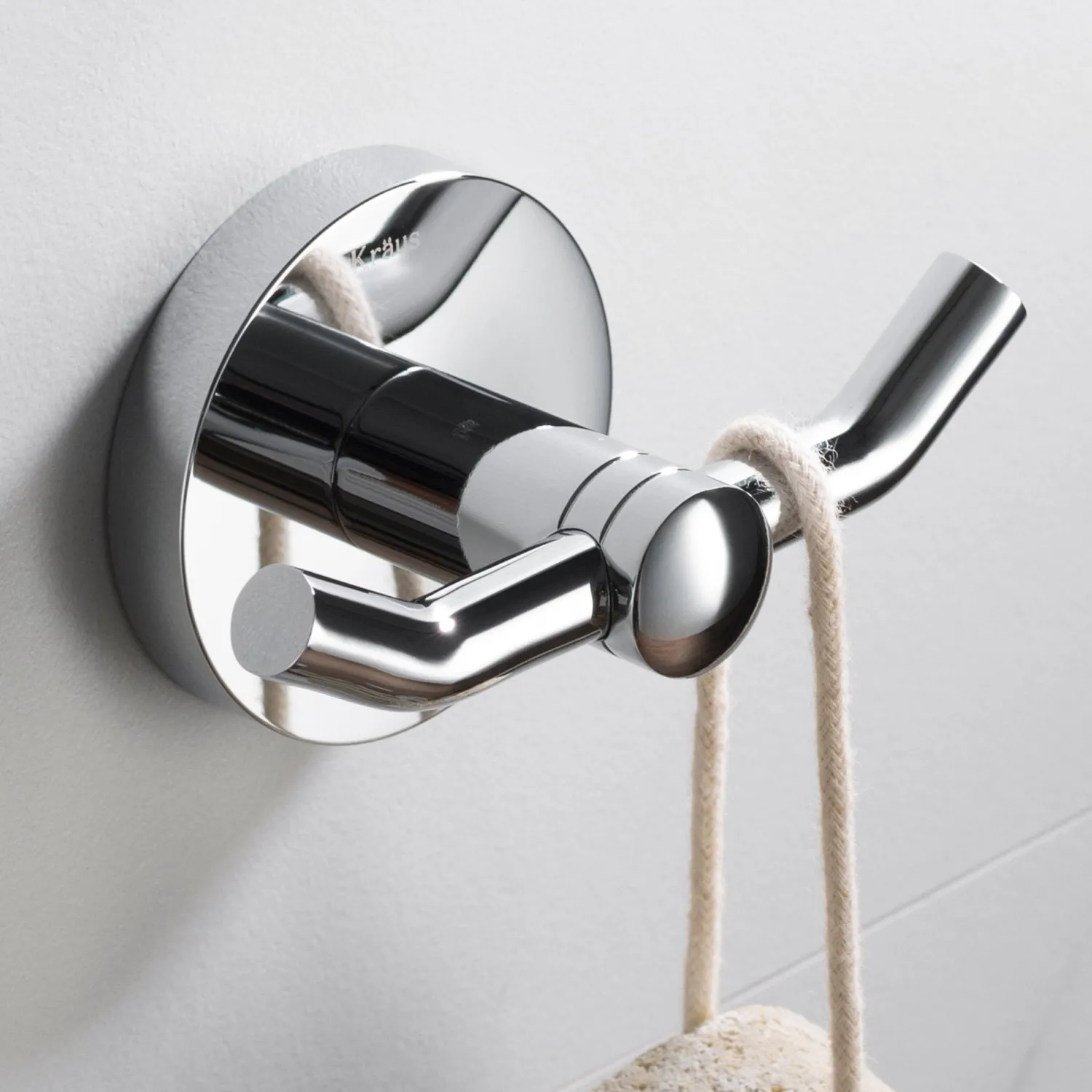 Elie Bathroom Robe and Towel Double Hook Robe Hooks