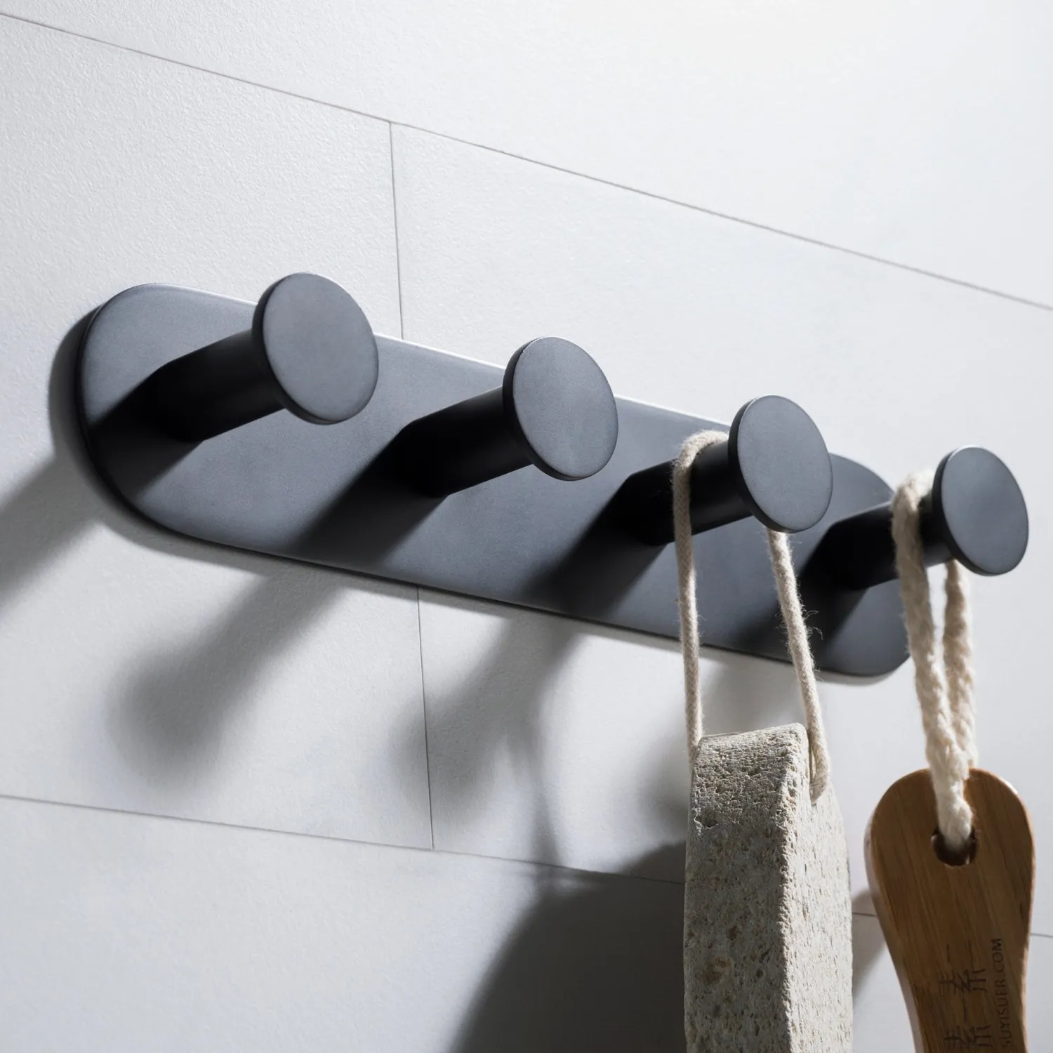 New Elie Bathroom Robe and Towel Hook Rack with 4 Hooks Robe Hooks