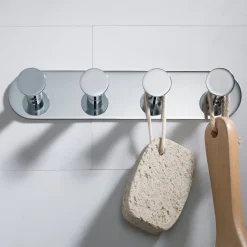 New Elie Bathroom Robe and Towel Hook Rack with 4 Hooks Robe Hooks