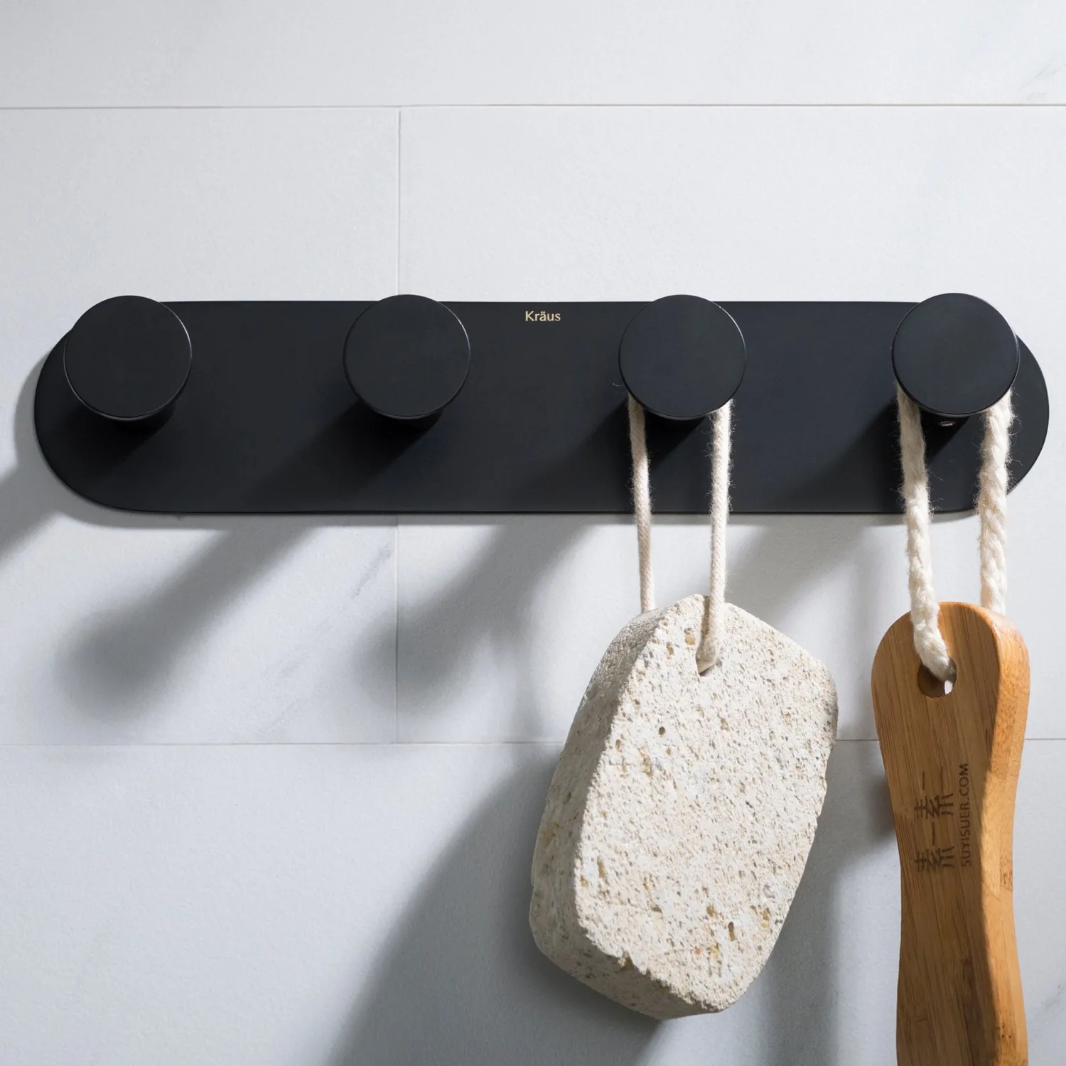 New Elie Bathroom Robe and Towel Hook Rack with 4 Hooks Robe Hooks
