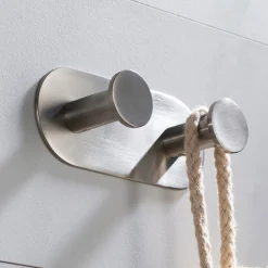 Discount Elie Bathroom Wall Mount Robe and Towel Double Hook Robe Hooks