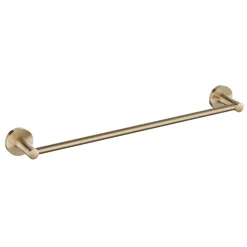 Discount Elie 18-inch Bathroom Towel Bar, Brushed Gold Finish Towel Bars
