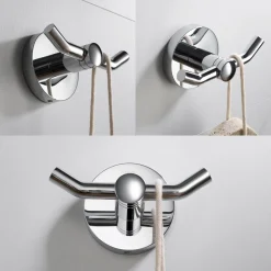 Discount Elie 4-Piece Matching Bath Hardware Set Towel Rings|Accessory Packages
