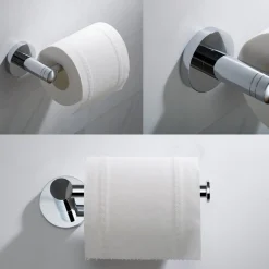 Discount Elie 4-Piece Matching Bath Hardware Set Towel Rings|Accessory Packages