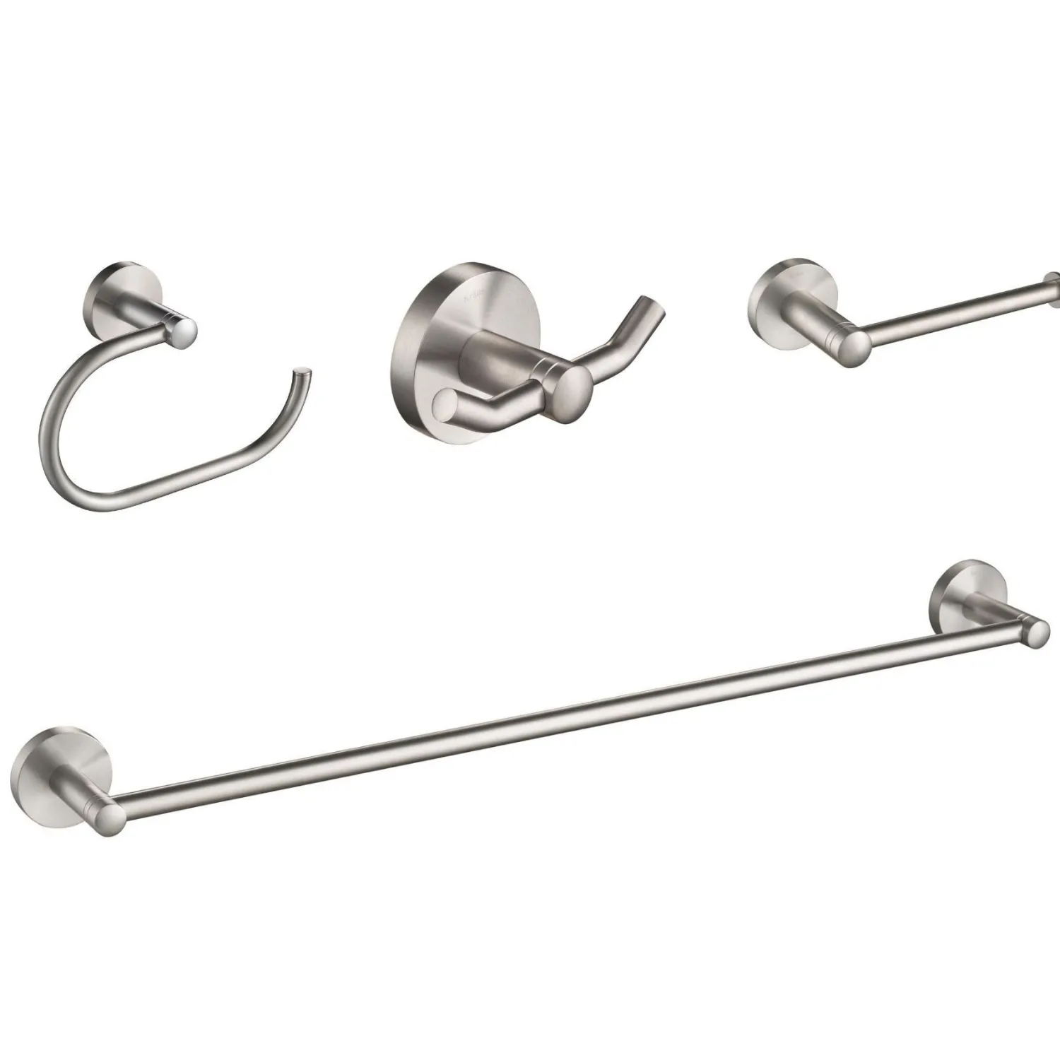 Discount Elie 4-Piece Matching Bath Hardware Set Towel Rings|Accessory Packages