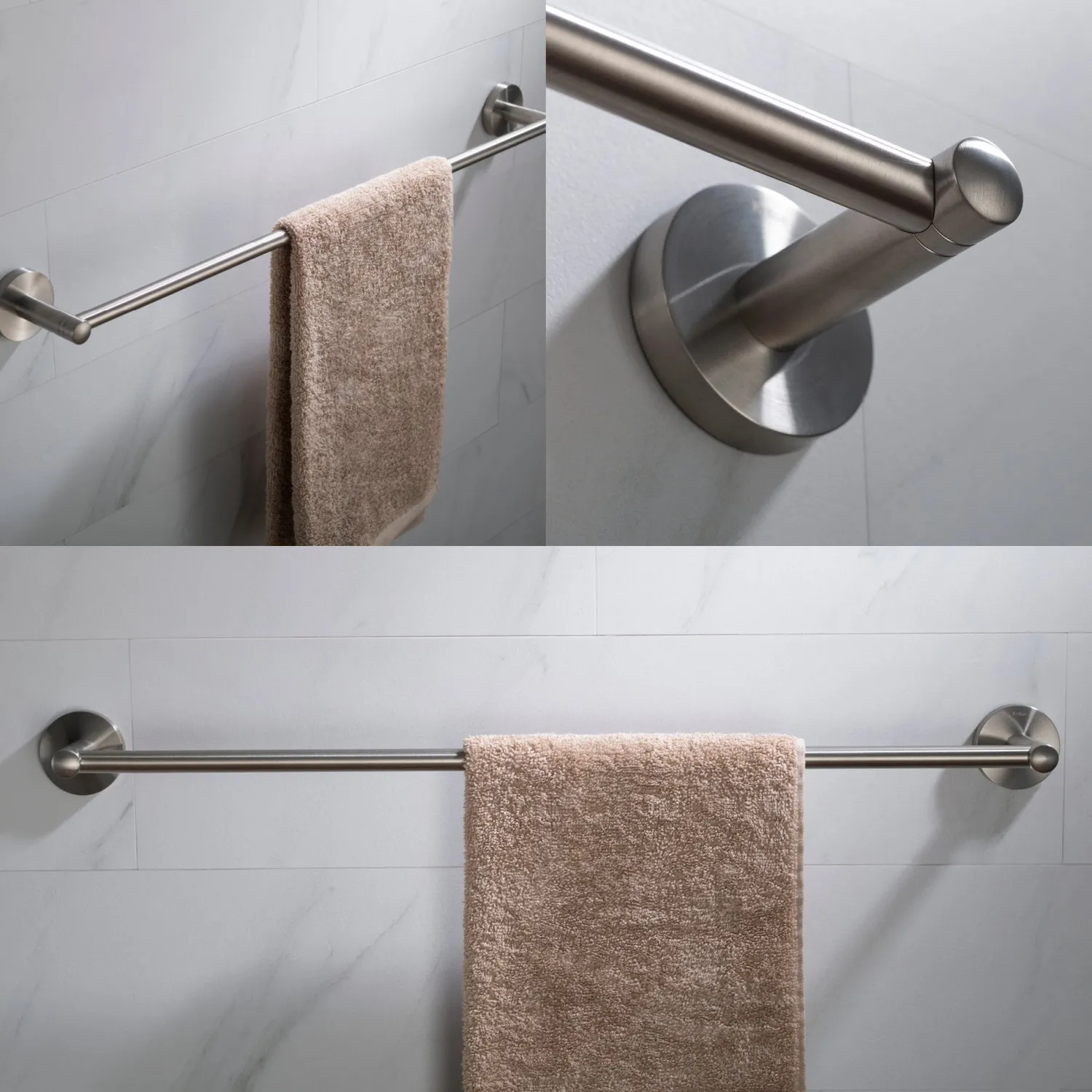 Discount Elie 4-Piece Matching Bath Hardware Set Towel Rings|Accessory Packages