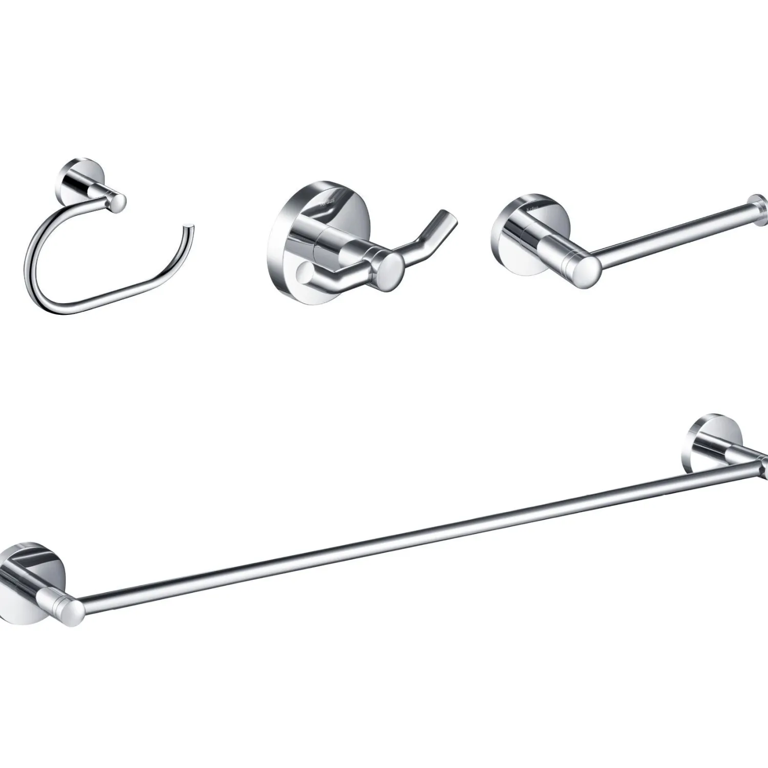 Discount Elie 4-Piece Matching Bath Hardware Set Towel Rings|Accessory Packages
