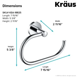Discount Elie 4-Piece Matching Bath Hardware Set Towel Rings|Accessory Packages