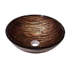 Hot Gaia Glass Vessel Sink and Ramus Faucet Sink And Faucet Combos|Above Counter / Vessel Sinks
