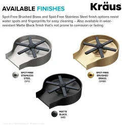 Sale Glass Rinser in Brushed Brass Glass Rinsers