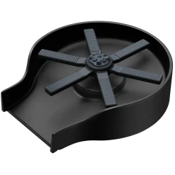 Outlet Glass Rinser in Matte Black Glass Rinsers