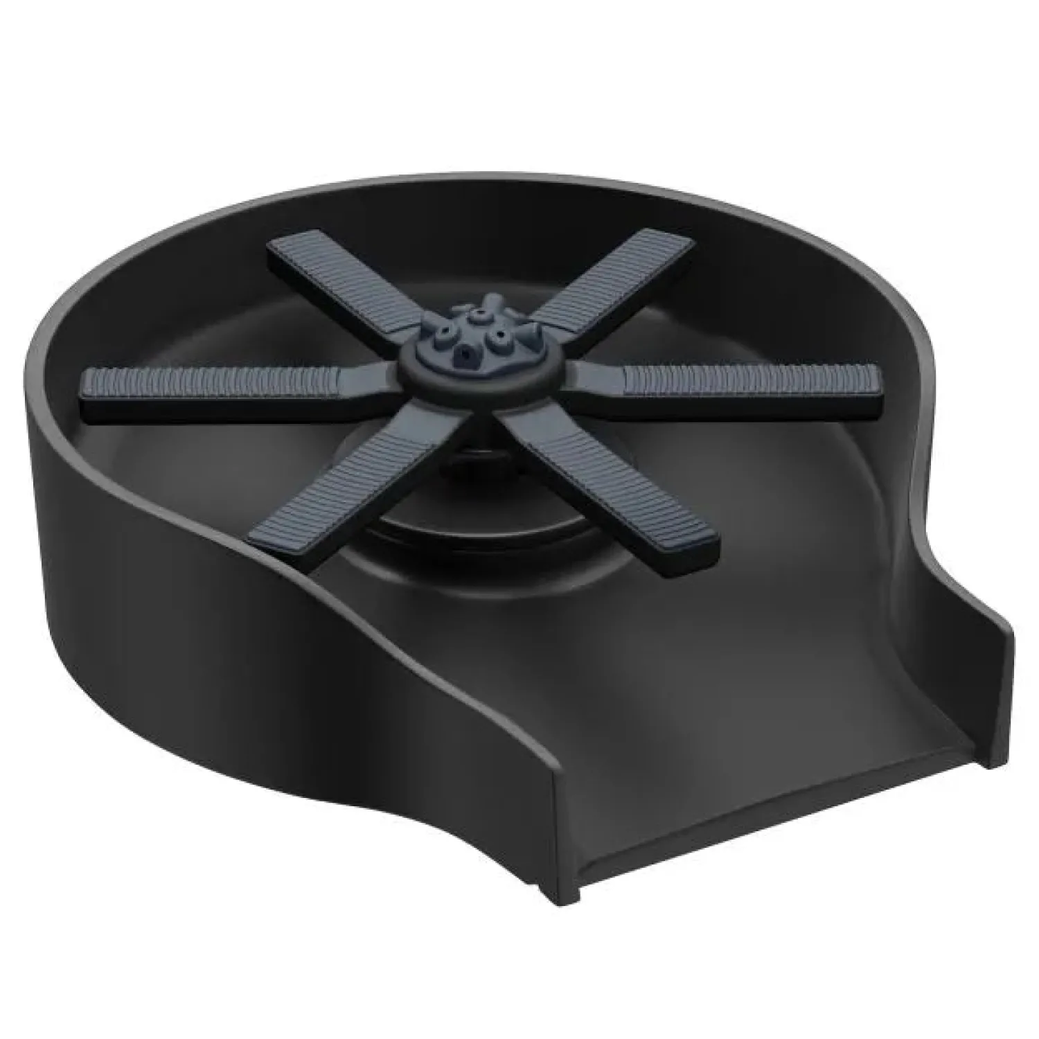Outlet Glass Rinser in Matte Black Glass Rinsers
