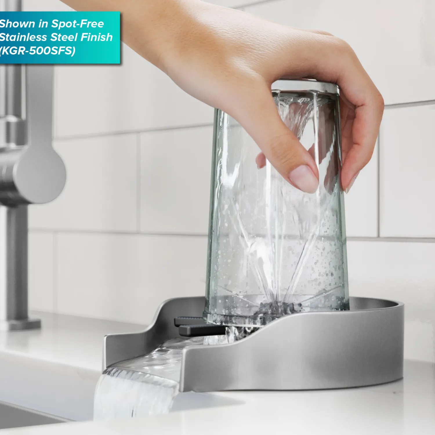 Sale Glass Rinser in Spot-Free Stainless Glass Rinsers