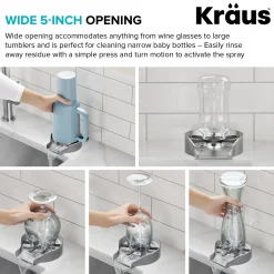 Sale Glass Rinser in Spot-Free Stainless Glass Rinsers