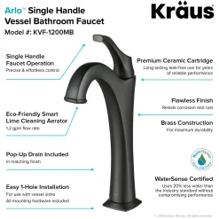 Hot 17-Inch Blue Glass Nature Series Bathroom Vessel Sink and Arlo Faucet Combo Set with Pop-Up Drain Sink And Faucet Combos|Above Counter / Vessel Sinks