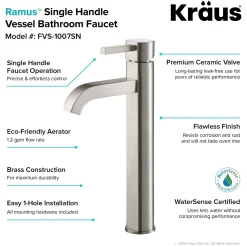 Sale 14-Inch Clear Glass Bathroom Vessel Sink and Ramus Faucet Combo Set with Pop-Up Drain Sink And Faucet Combos|Above Counter / Vessel Sinks