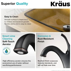 22-Inch Rectangular Gold Glass Bathroom Vessel Sink and Arlo Faucet Combo Set with Pop-Up Drain Sink And Faucet Combos|Above Counter / Vessel Sinks