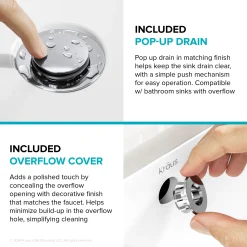 Discount Indy 2-Handle 4-inch Centerset Bathroom Faucet in Chrome 4" Center Set