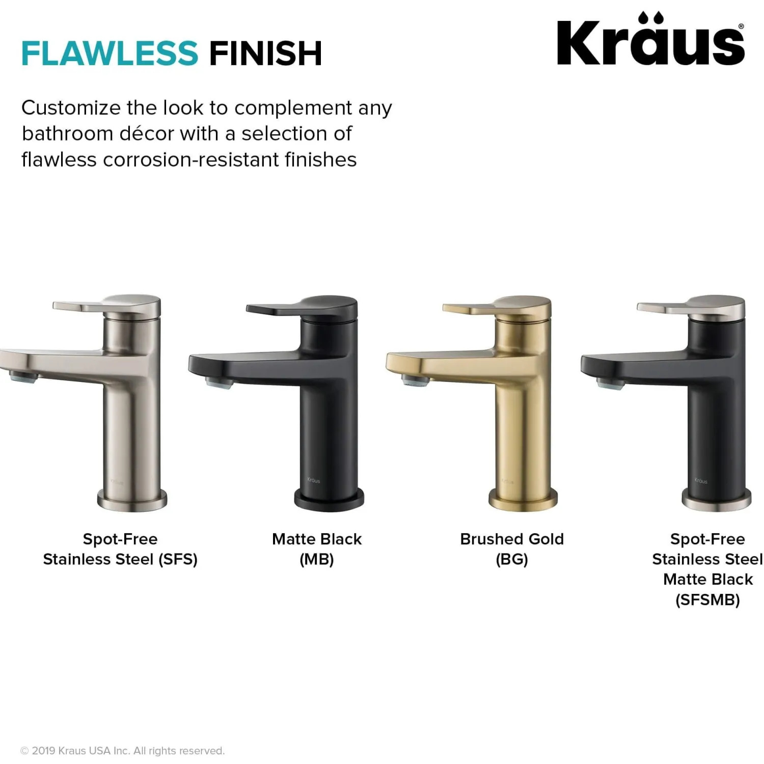 Outlet Indy Single Handle Bathroom Faucet with Matching Pop-Up Drain in Spot Free Stainless Steel/Matte Black/Satin Nickel Single Hole