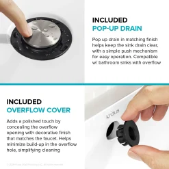 Hot Indy Single Handle Bathroom Faucet in Matte Black with Brushed Nickel Single Hole