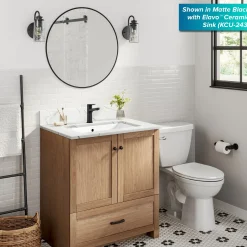 Discount Indy Single Handle Bathroom Faucet in Spot-Free Brushed Nickel Single Hole