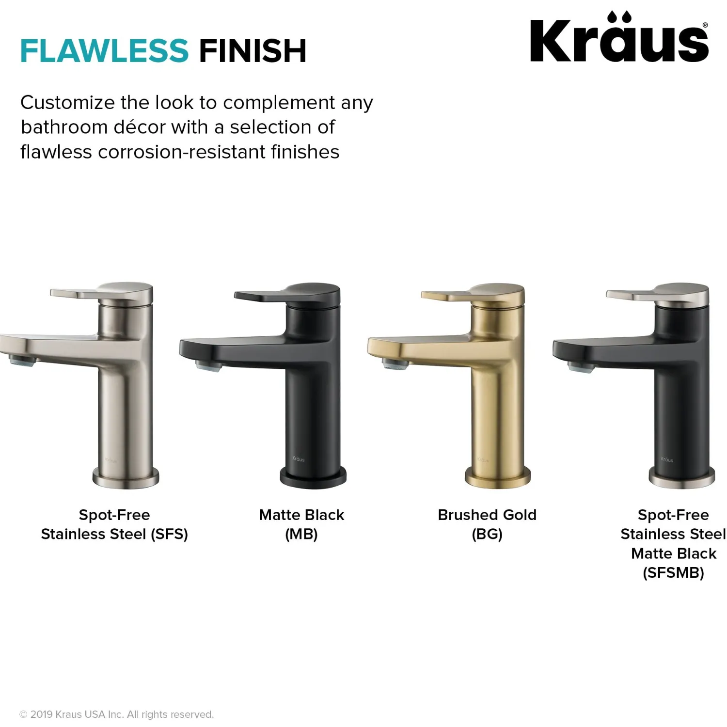 Outlet Indy Single Handle 2-Pack Bathroom Faucet in Brushed Gold Single Hole