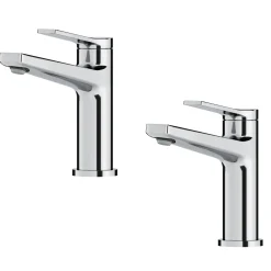 Best Indy Single Handle 2-Pack Bathroom Faucet in Chrome Single Hole