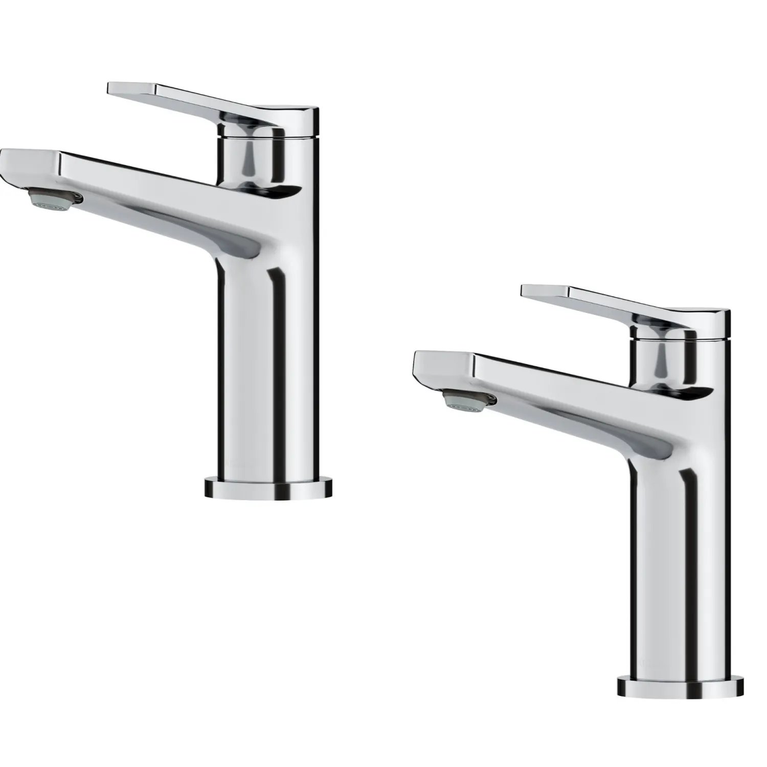 Best Indy Single Handle 2-Pack Bathroom Faucet in Chrome Single Hole