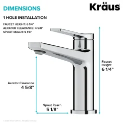 Best Indy Single Handle 2-Pack Bathroom Faucet in Chrome Single Hole