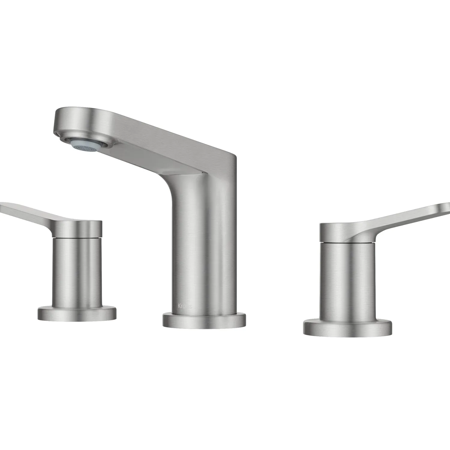 Sale Indy Widespread Bathroom Faucet in Spot-Free Brushed Nickel 8" Widespread