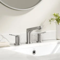 Sale Indy Widespread Bathroom Faucet in Spot-Free Brushed Nickel 8