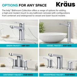 Outlet Indy Widespread Bathroom Faucet in Matte Black with Brushed Brass 8