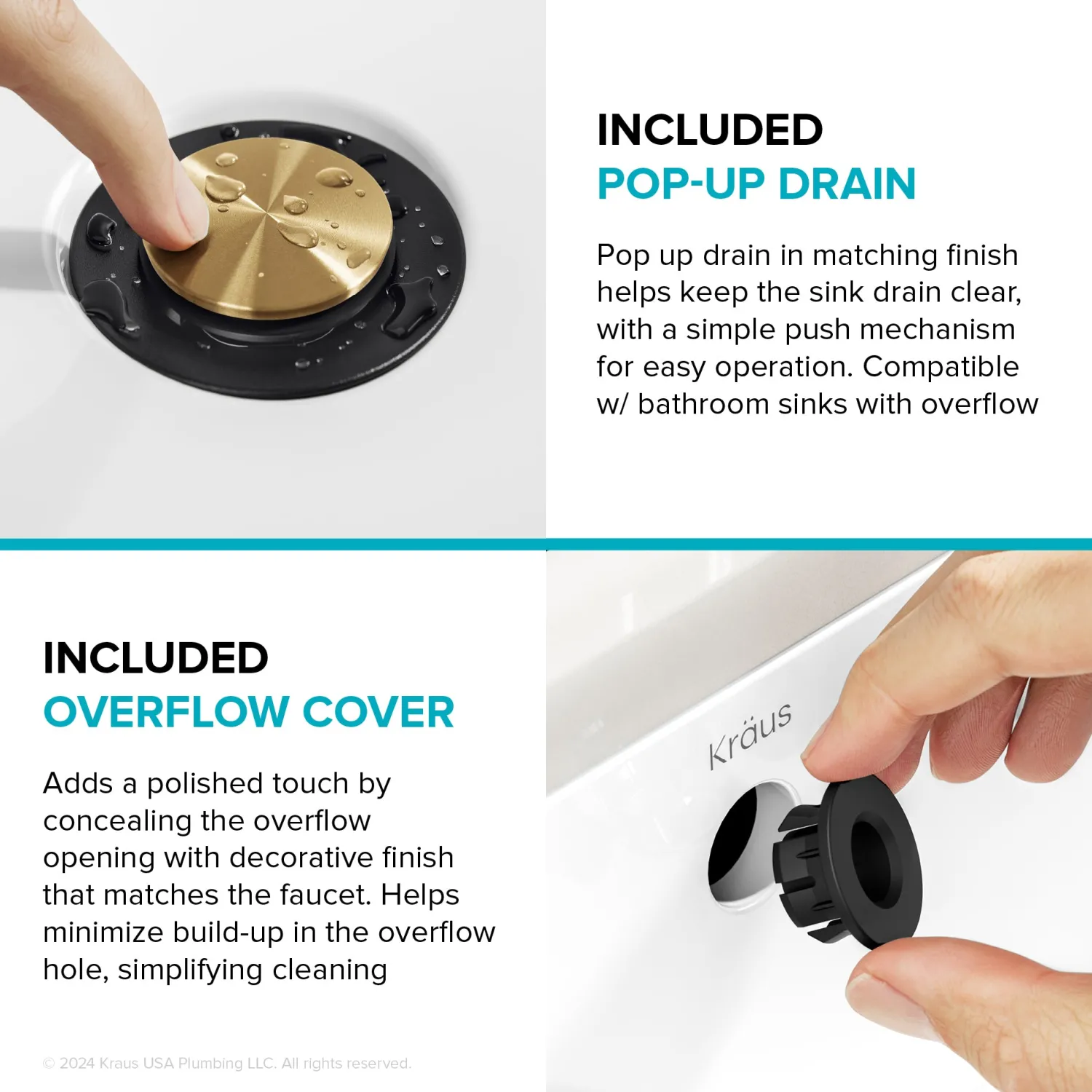 Outlet Indy Widespread Bathroom Faucet in Matte Black with Brushed Brass 8" Widespread